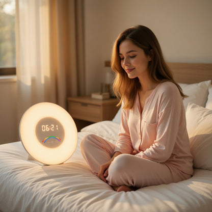 Sunrise Alarm Clock with Reading Light & USB Charging