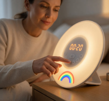 Sunrise Alarm Clock with Reading Light & USB Charging
